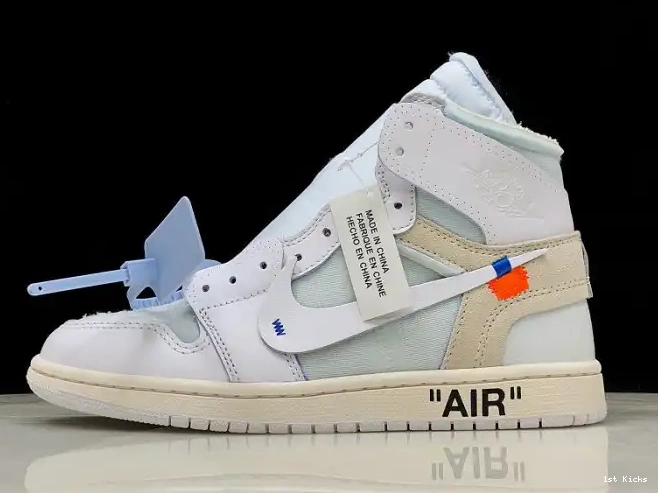 White AQ0818-100 Air Jordan Off-White High 1 Retro 0529